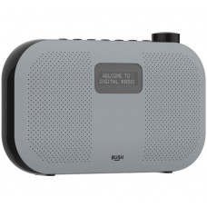 Bush Portable Stereo DAB Radio - Grey