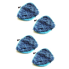 Pack of 4 Coral Vax S2 Bionaire H2O H20 Compatible Steam Mop Hard Floor Cleaning Pads