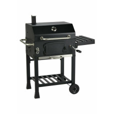 Home American Style Charcoal BBQ - Black