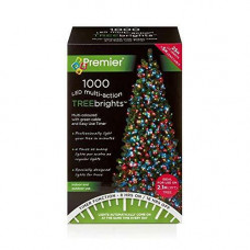 Premier Decorations 1000 Lights With Timer - Multicoloured