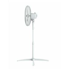 Challenge 16 Inch Oscillating Pedestal Fan - 3 Speed - White