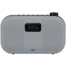 Bush Portable Stereo DAB Radio - Grey