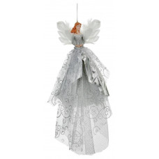 Premier Decorations Fairy Tree Topper Decoration - Silver