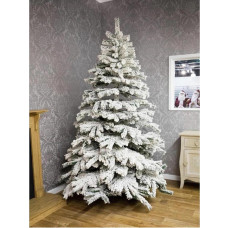 Premier Decorations 6ft Snow Flocked Mountain Pine Christmas Tree