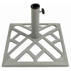 Home Cast Iron Parasol Base - Grey