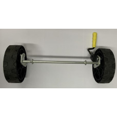 Front Wheels & Axle For Challenge 129cc Petrol Lawnmowers XSS40E XSZ40E