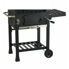 Home American Style Charcoal BBQ - Black (No Lid)