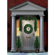 Premier Decorations Pre-Lit Christmas Door Set