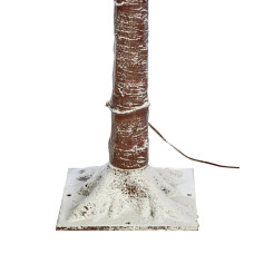 Home 4ft Pre-Lit Snowy Twig Christmas Tree - Brown