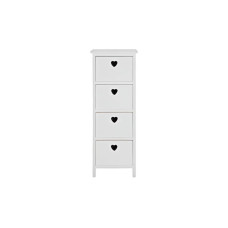 Home Edie 4 Drawer Storage Unit – White