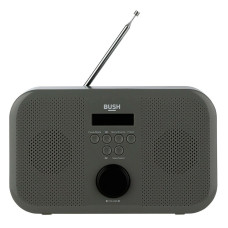 Bush Portable Stereo DAB Radio - Grey