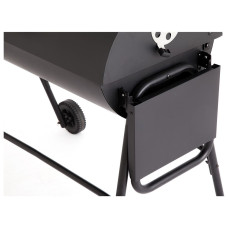 Home Extra Large Charcoal Oil Drum BBQ - Black