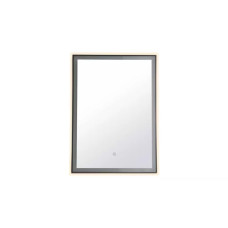 Habitat Rectangle Backlight LED Mirror - Black