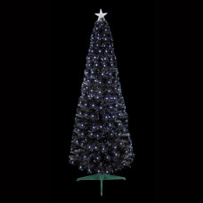 Premier Decorations 4ft LED Slim Christmas Tree - Black