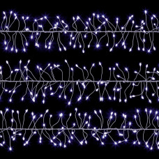 Premier 430 LED White Ultrabrights Garland Pin Wire Lights Silver Wire 2.7m Multi-action