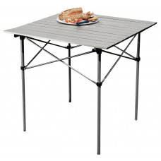 Home Aluminium Folding Camping Table With Slatted Top