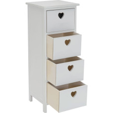 Home Edie 4 Drawer Storage Unit – White