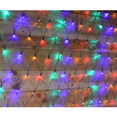 Premier 1.7m x 1.2m 180 LED Multi Action Christmas Net Window Light