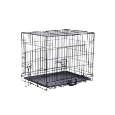 Home Double Door Dog & Cat Crate - Medium