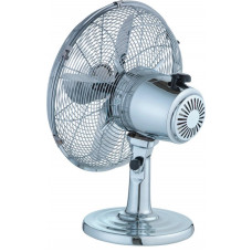 Challenge 12 Inch Oscillating Desk Fan - Chrome 