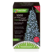 Premier Decorations 1000 LED Timer Lights - White