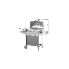 Home 4 Burner with Side Burner Gas BBQ