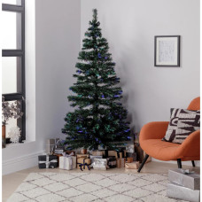 Home 6ft Fibre Optic Christmas Tree - Green