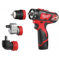 Milwaukee M12BDDXKIT-202C 12v Removable Chuck Drill Driver