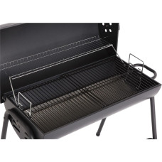 Home Charcoal Oil Drum BBQ & Cover - Black