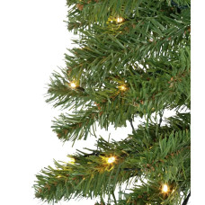 Habitat 6ft Pre-Lit Half Christmas Tree - Green