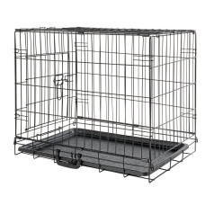 Home Single Door Dog & Cat Crate - Small (Slight Damage To Tray)