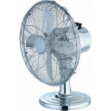 Challenge 12 Inch Oscillating Desk Fan - Chrome 