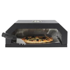 Home Pizza Oven BBQ Topper With Paddle - Black