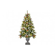 Premier Decorations 5ft Pre-lit Needle Pine Christmas Tree - Green