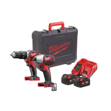 Milwaukee M18BPP2Q-402C 18V Li-Ion RedLithium Cordless Twin Pack