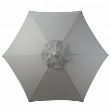 Home 2m Garden Parasol - Grey (No Pole)