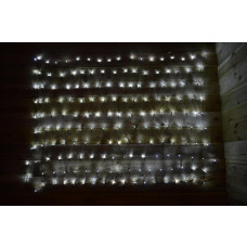 Premier Decorations 1.7m x 1.2m 180 LED White Multi Action Christmas Net Window Light