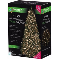 Premier Decorations 1000 LED Christmas Lights With Timer - Warm White
