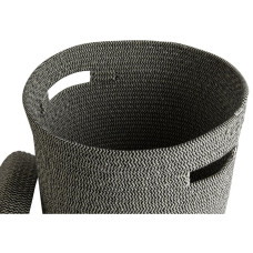 Habitat 80 Litre Rope Laundry Bin - Black and White