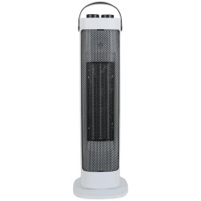 Challenge 2kw Oscillating Tower Ceramic Fan Heater With Carry Handle