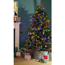 Habitat 6ft Dancing Lights Musical Festive Christmas Tree - Green