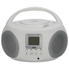 Bush Party Light Up FM Boombox CD Player - White