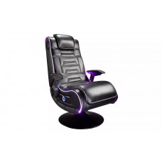 X-Rocker Evo Pro 2.1 Audio Neo Fibre LED Gaming Chair - Black