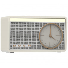 Bush Classic Analogue Clock Radio - Cream