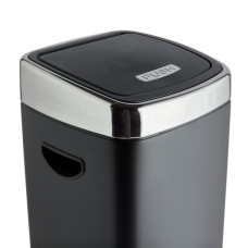 Habitat 30 Litre Square Touch Top Bin - Black