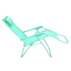 Home Zero Gravity Outdoor Chair Recliner Sun Lounger - Teal