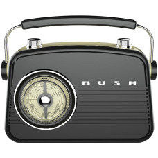 Bush Classic Retro Mini FM Radio - Black