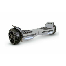 Zinc GT Pro Hoverboard - Silver - With Built In Bluetooth Speakers