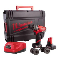 Milwaukee M12FPDXKIT-602X 12v Removable Chuck Percussion Drill