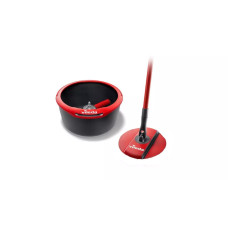 Vileda Spin & Clean Mop & Bucket Set - Black & Red (no mop head)
